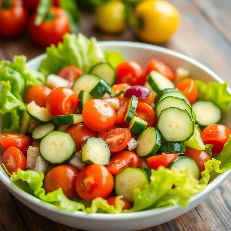 Fresh Garden Salad Recipe: Crisp 10-Minute Side Salad